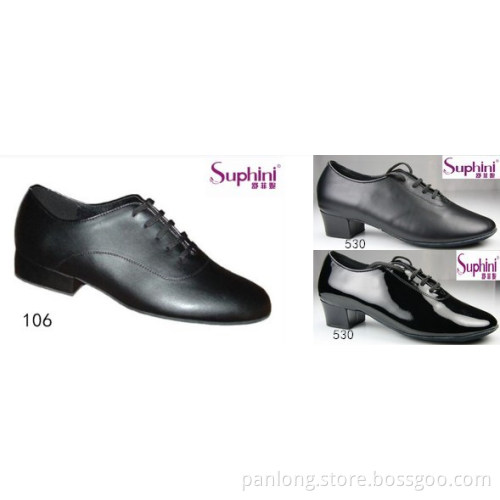 Suphini Comfortable Competition Factory Latin Samba Rumba Ballroom Dance Shoes Men 106